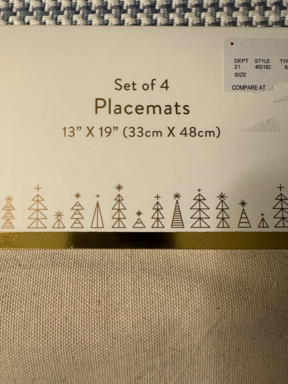 NWT Pine Tree Placemats 34th & Pine